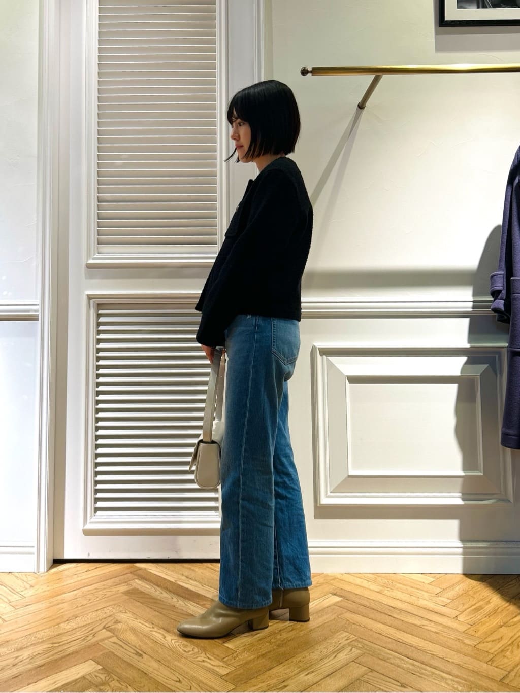 cocoさんの「DRESSTERIOR｜【ウォッシャブル】テーパードコンフォートデニム」を使ったコーディネート