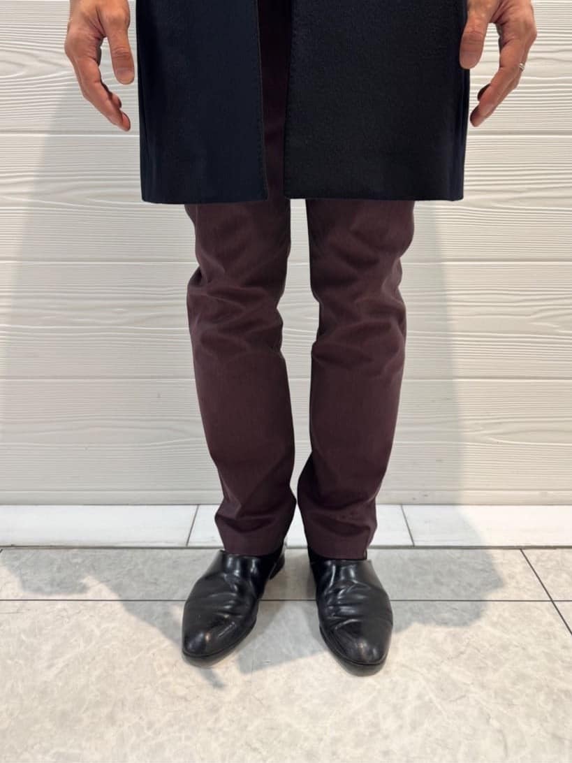 井出恭輔さんの「TAKEO KIKUCHI｜ウールカシミヤブレンド チェスターコート」を使ったコーディネート