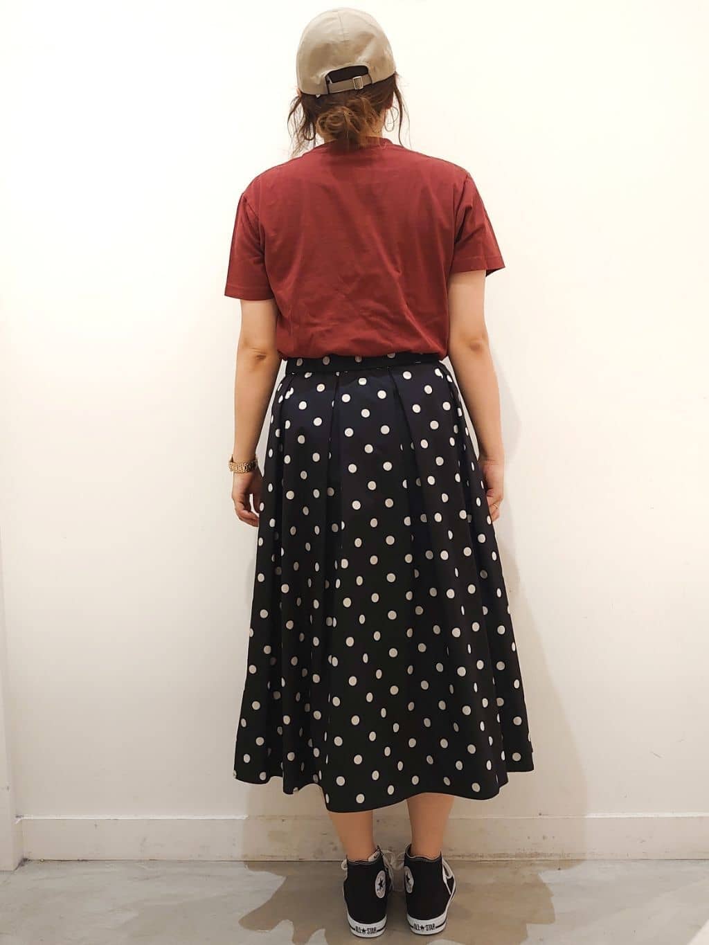 minamiさんの「OPAQUE.CLIP｜CONVERSE キャンバス オールスター HI」を使ったコーディネート
