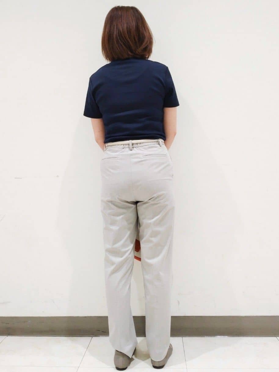 あらーさんの「OPAQUE.CLIP｜◆フライスベーシックTシャツ【洗濯機洗い可】」を使ったコーディネート