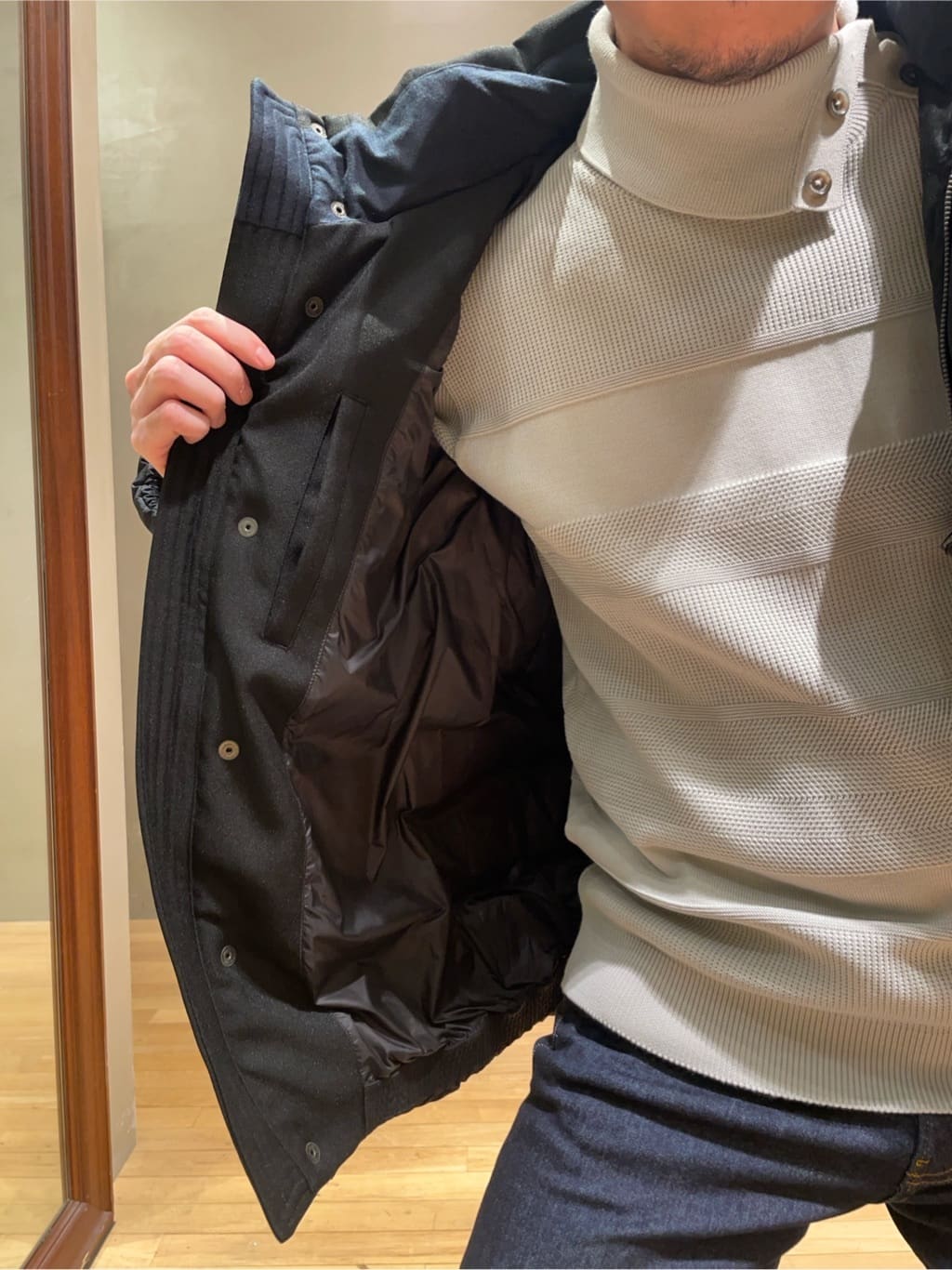 IMAIさんの「TAKEO KIKUCHI｜【モンスターストレッチ】日本製 ワンウォッシュ デニムパンツ」を使ったコーディネート