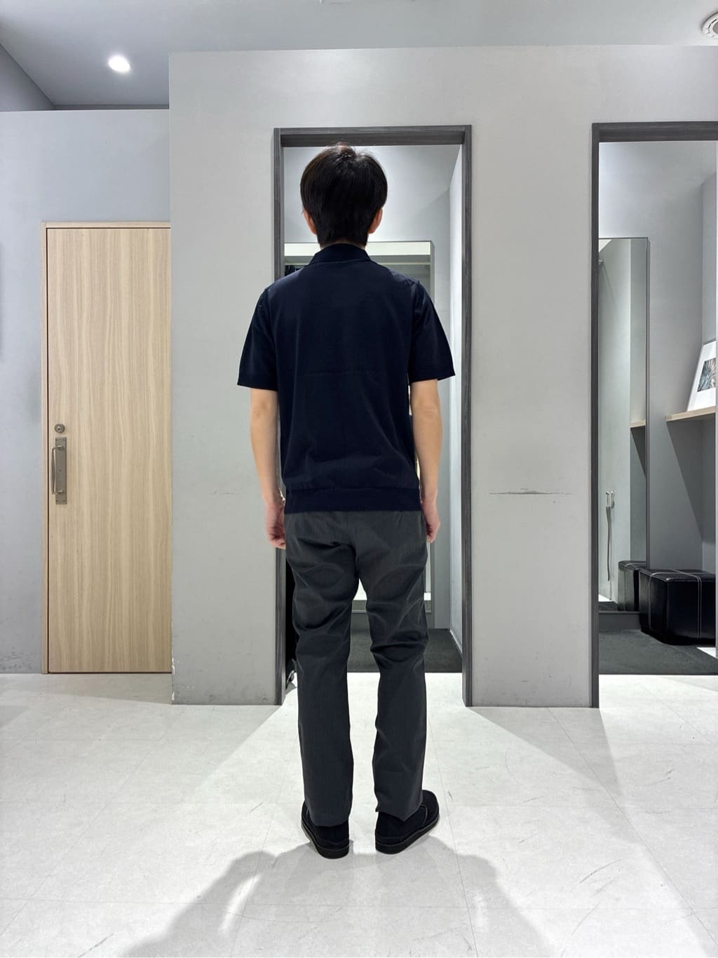 わいずみさんの「TAKEO KIKUCHI｜【抗菌防臭】COOL DOTS（R）ドビープリント ジャケット」を使ったコーディネート