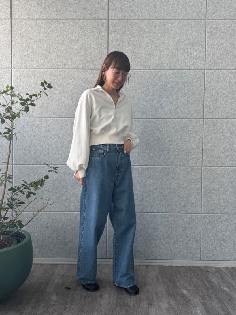 designer yukaさんの「CODE A｜puff zip sweat」を使ったコーディネート