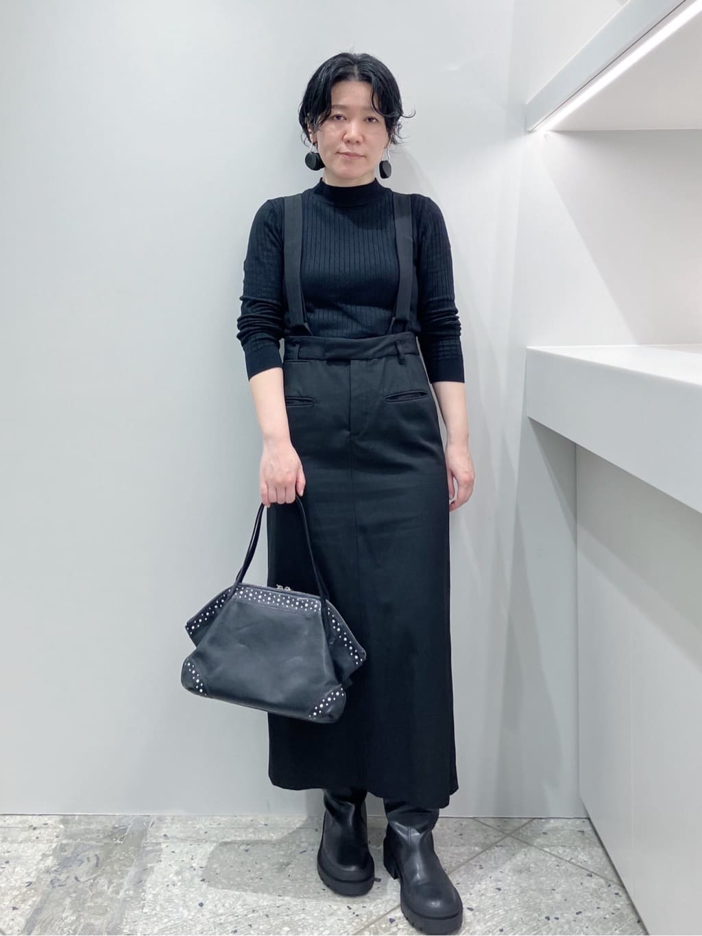 Cさんの「HIROKO HAYASHI｜VELENO（ヴェレーノ）ミニボストンバッグ」を使ったコーディネート