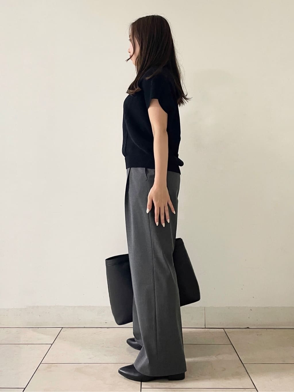 kahoさんの「INDIVI｜【セレモニーにおすすめ！】パール調トップネックレス」を使ったコーディネート