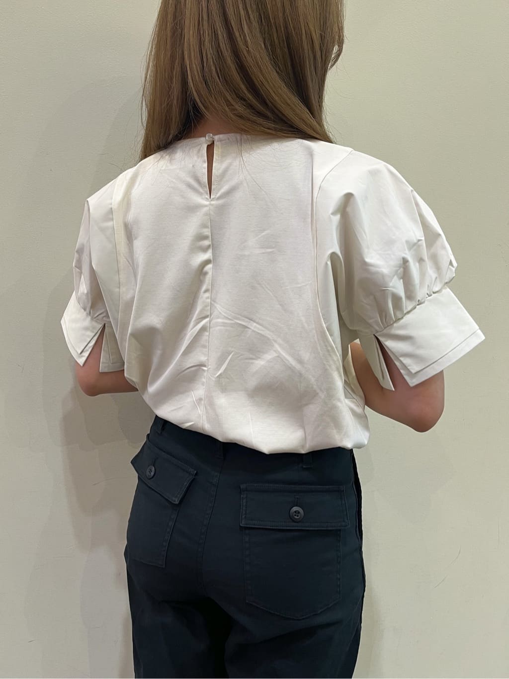 あかりさんの「index｜ストレッチベイカーパンツ／オーガニックコットン混【洗濯機洗い可／ストレッチ】」を使ったコーディネート