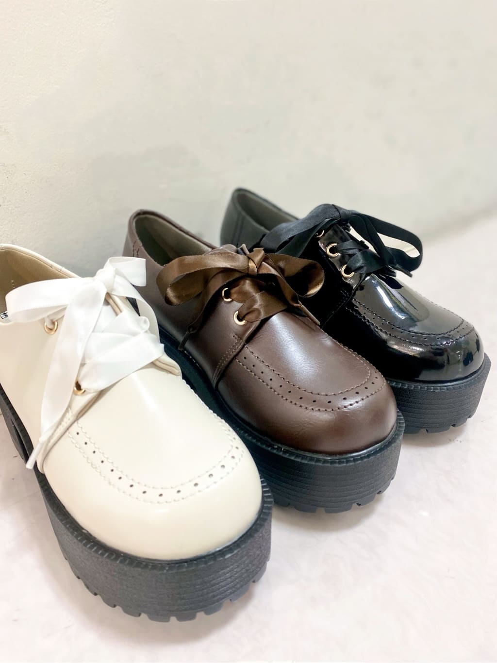 sakiさんの「ESPERANZA｜厚底レースアップシューズ」を使ったコーディネート