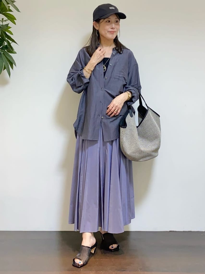 tomoさんの「UNTITLED｜コットンキャミソール」を使ったコーディネート