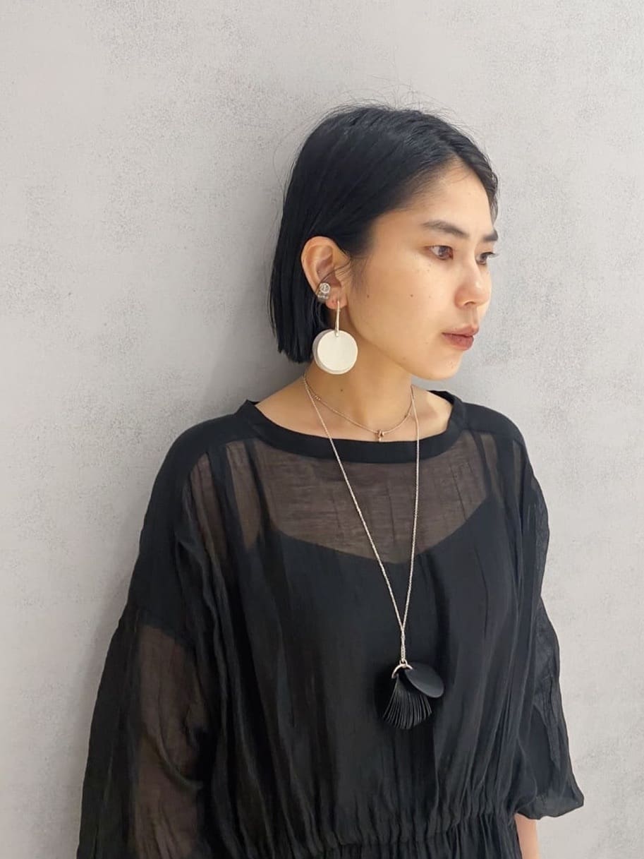 Uさんの「HIROKO HAYASHI｜PEPE CERCHIO（ペペ チェルキオ）ネックレス」を使ったコーディネート