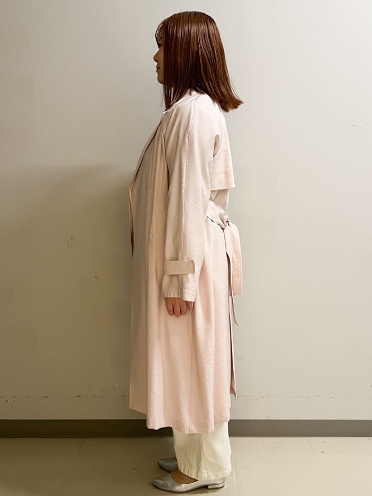 なかさんの「OPAQUE.CLIP｜◆《大人百花掲載》リラクシートレンチコート【洗える】」を使ったコーディネート