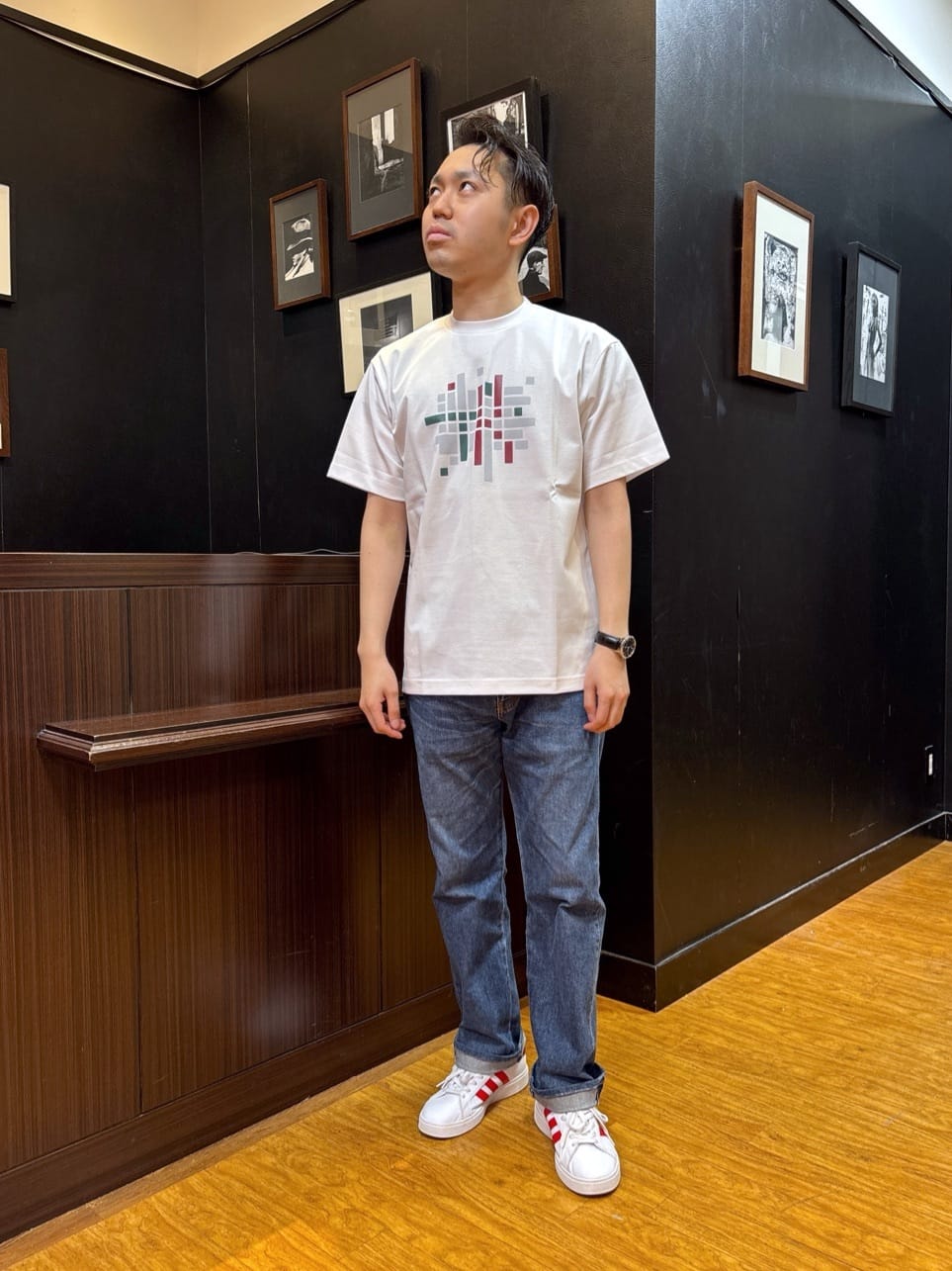 KEIさんの「TAKEO KIKUCHI｜【モンスターストレッチ】日本製 ウォッシュド デニムパンツ」を使ったコーディネート