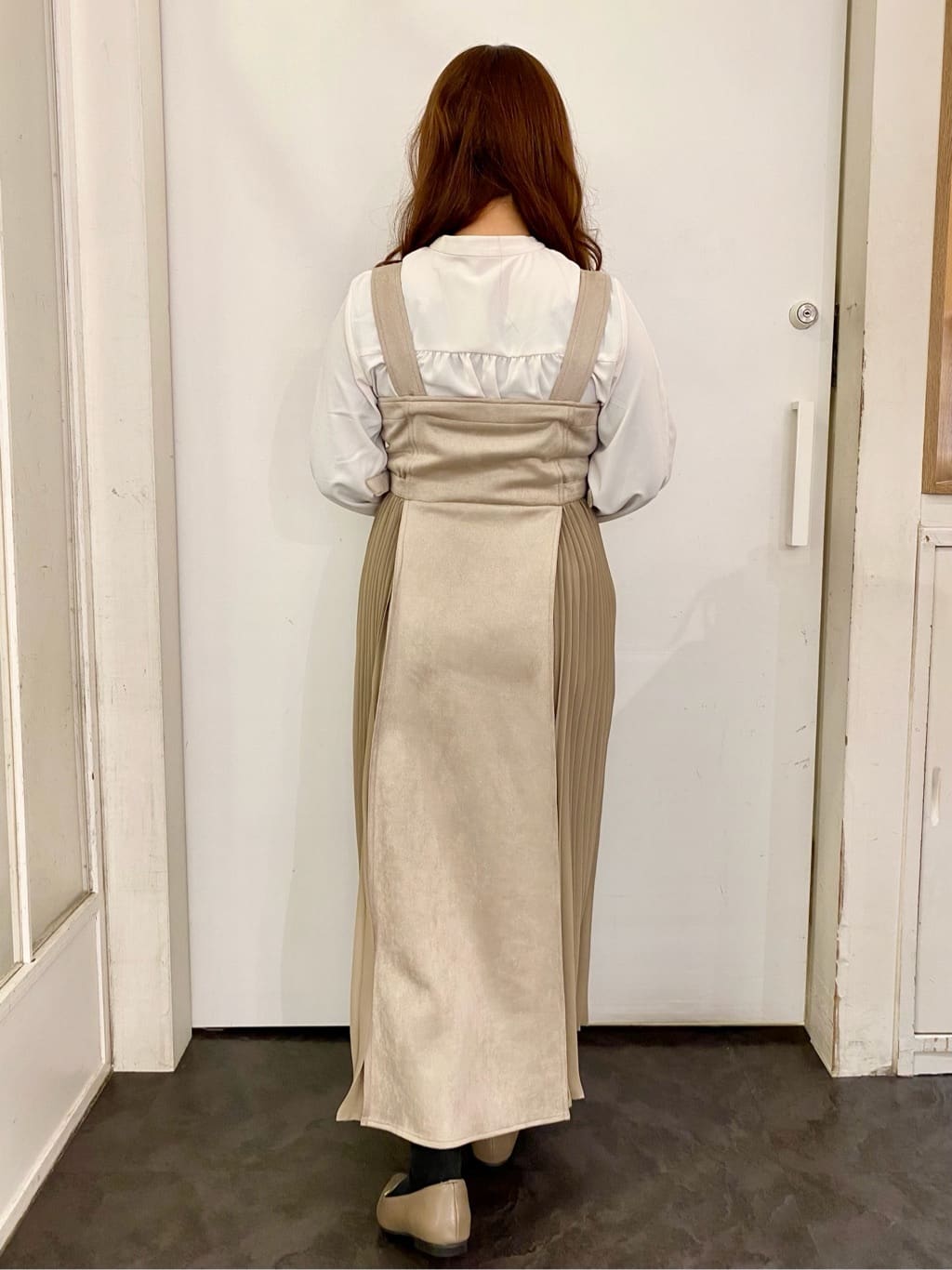 なるみんさんの「grove｜メタルパーツローファーパンプス【晴雨兼用】」を使ったコーディネート