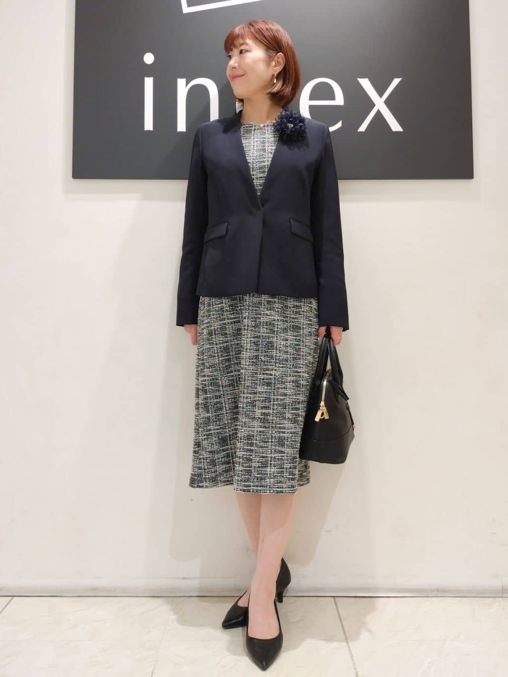 n.さんの「index｜◆《通勤／セットアップ対応》多機能ノーカラージャケット【洗濯機洗い可／防シワ／抗ピル／ストレッチ】」を使ったコーディネート