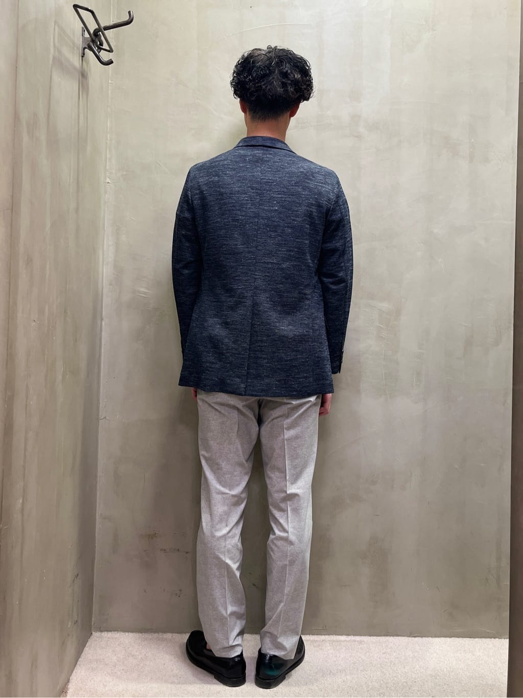 mutoさんの「TAKEO KIKUCHI｜【尾州織】リネンブレンド メッシュ ジャケット」を使ったコーディネート