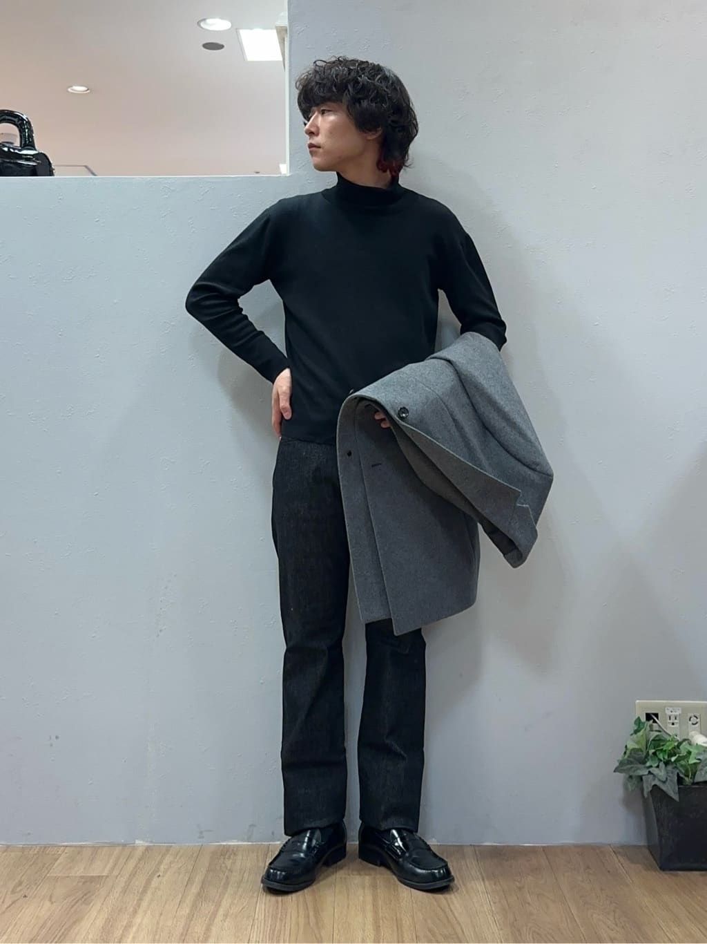 Uさんの「TAKEO KIKUCHI｜ウールカシミヤブレンド チェスターコート」を使ったコーディネート