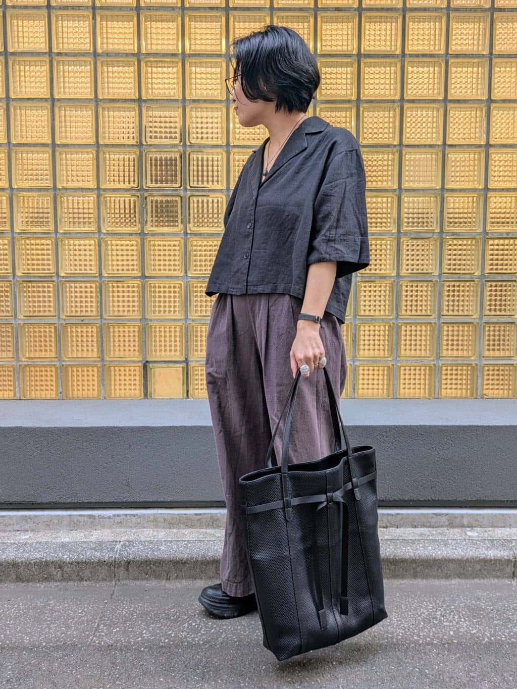 MTさんの「HIROKO HAYASHI｜PANIER（パニエ） トートバッグL」を使ったコーディネート