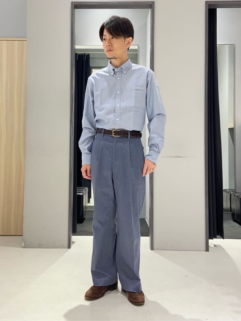 わいずみさんの「TAKEO KIKUCHI｜【尾州織】リネンブレンド メッシュ ジャケット」を使ったコーディネート