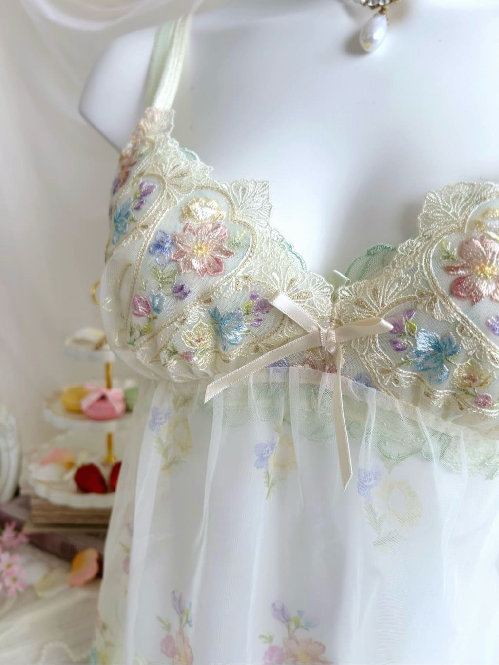 anさんの「Risa Magli｜フロリタ ブラジャー＜D Make Type＞（E-F）」を使ったコーディネート