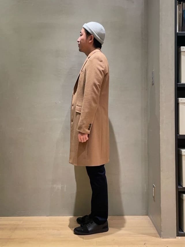 IMAIさんの「TAKEO KIKUCHI｜ウールカシミヤブレンド チェスターコート」を使ったコーディネート