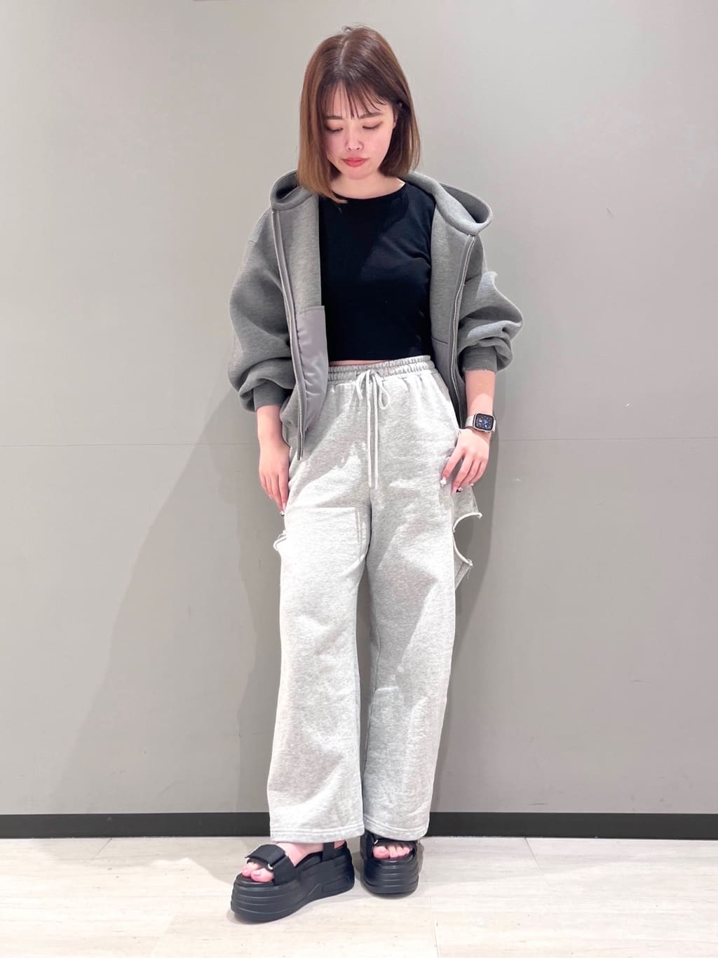 RISAさんの「ESPERANZA｜厚底フラットスポサン」を使ったコーディネート