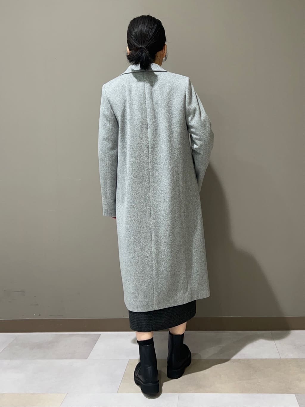 hattoriさんの「INDIVI｜【定番人気！/名品コート/日本製】ウール100%チェスターコート」を使ったコーディネート