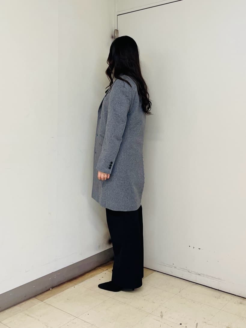 iwさんの「TAKEO KIKUCHI｜ウールカシミヤブレンド チェスターコート」を使ったコーディネート