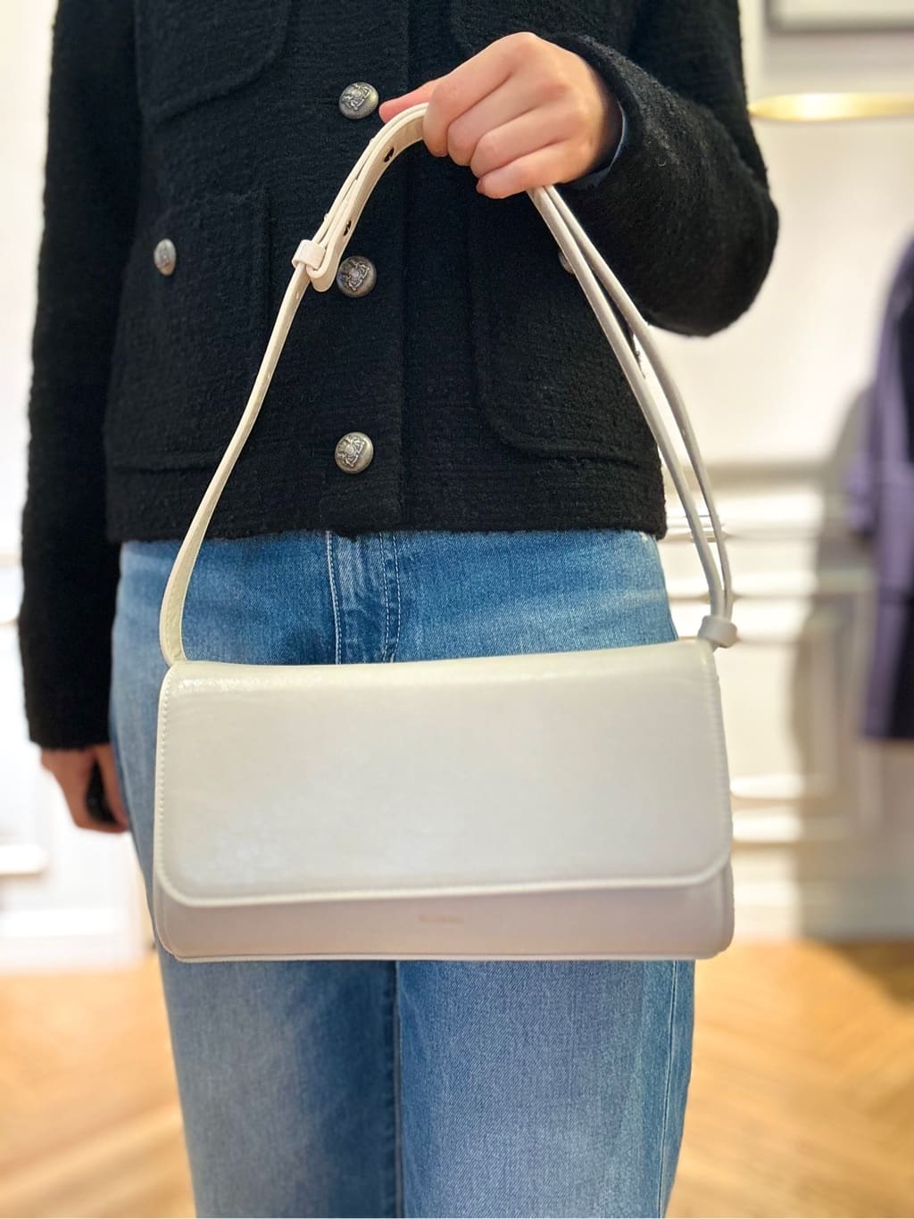 cocoさんの「DRESSTERIOR｜【ウォッシャブル】テーパードコンフォートデニム」を使ったコーディネート