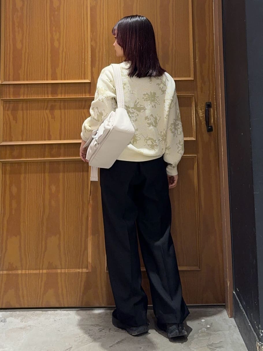 cherryさんの「THE SHOP TK｜◆花柄ジャカードニット【洗濯機OK】」を使ったコーディネート