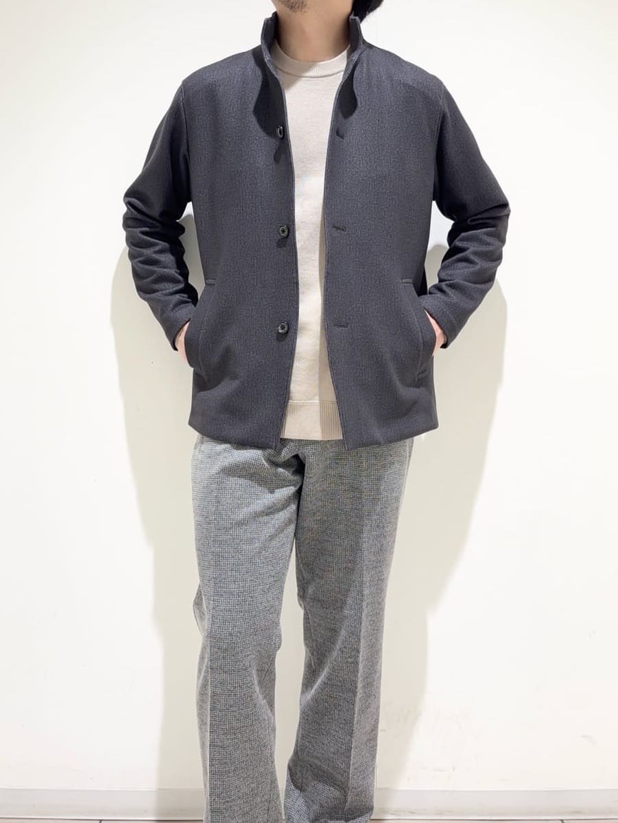 及川さんの「TAKEO KIKUCHI｜【DOWN FABRIC】ダウンファブリック スタンドカラーブルゾン」を使ったコーディネート