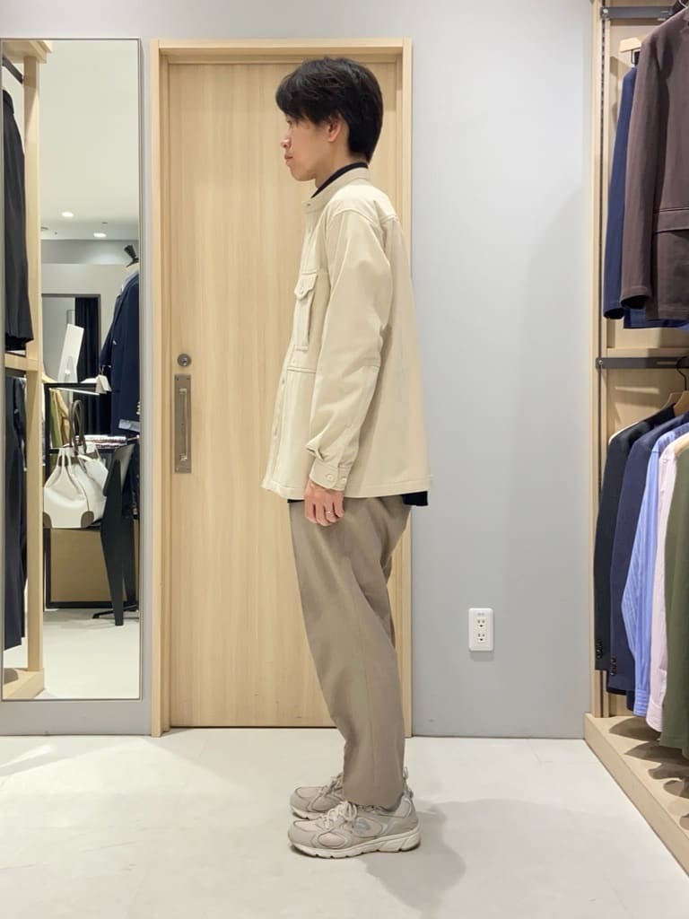 わいずみさんの「TAKEO KIKUCHI｜【抗菌防臭/シーズンレス】シアサッカー ジャージシャツ」を使ったコーディネート