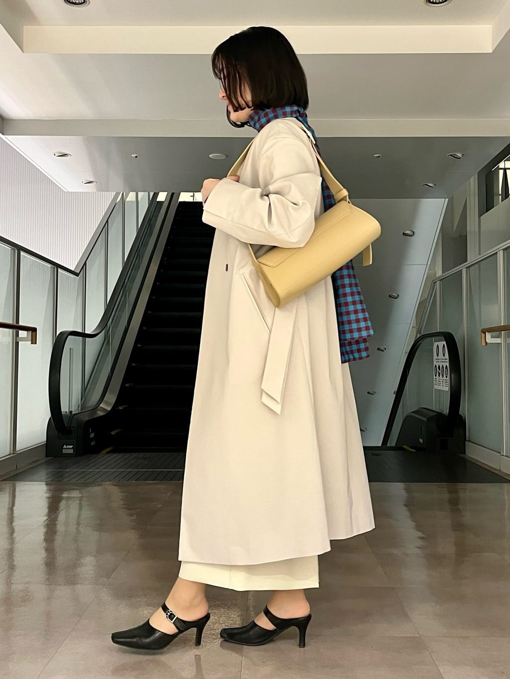 ちりんさんの「UNTITLED｜◆【セットアップ可能】ギンガムチェック ブラウス」を使ったコーディネート