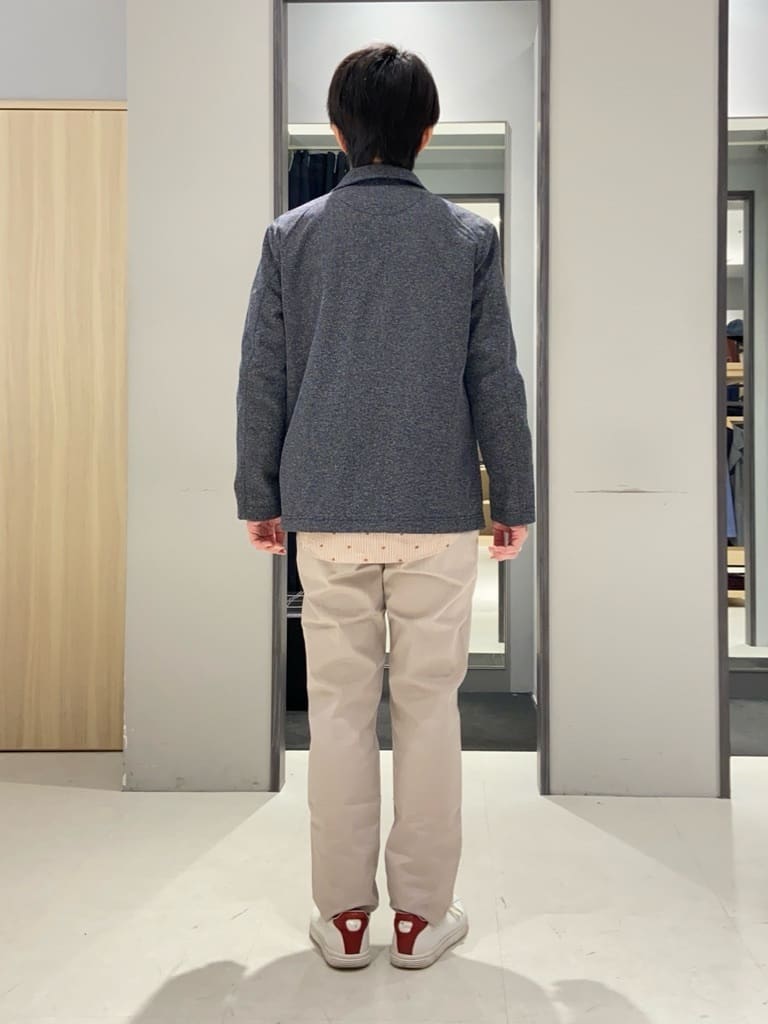 わいずみさんの「TAKEO KIKUCHI｜ハットモチーフ ジャカード ストライプ シャツ」を使ったコーディネート