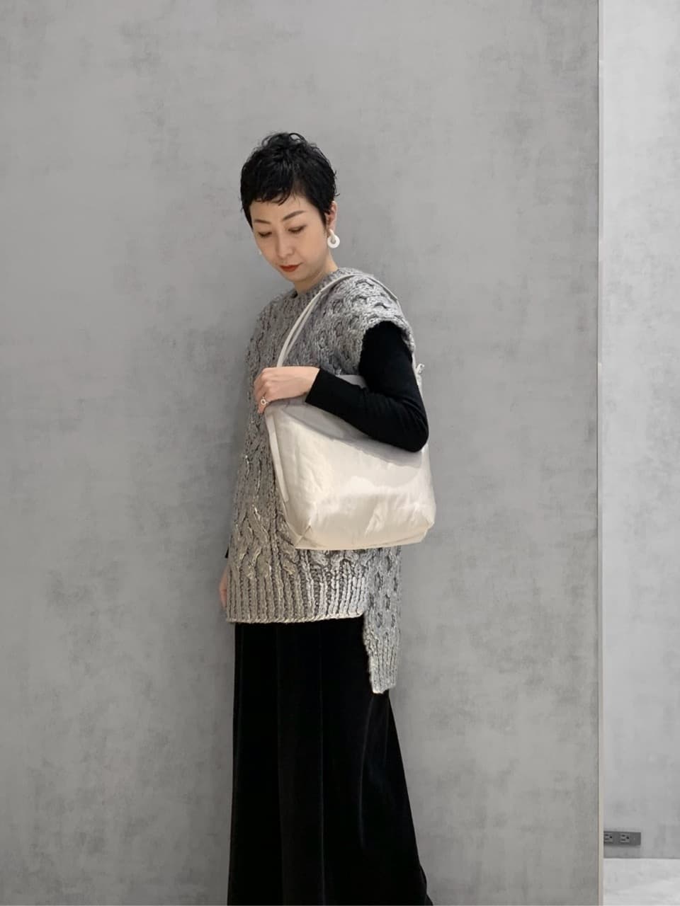 Kさんの「HIROKO HAYASHI｜ENORME（エノルメ）ショルダーバッグ」を使ったコーディネート