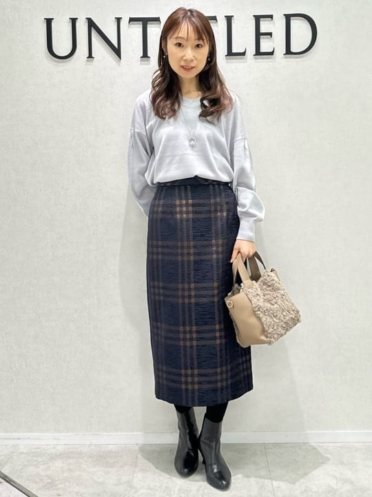 Miwaさんの「UNTITLED｜【日本製／2WAY衿】スタンドカラー ロングコート」を使ったコーディネート