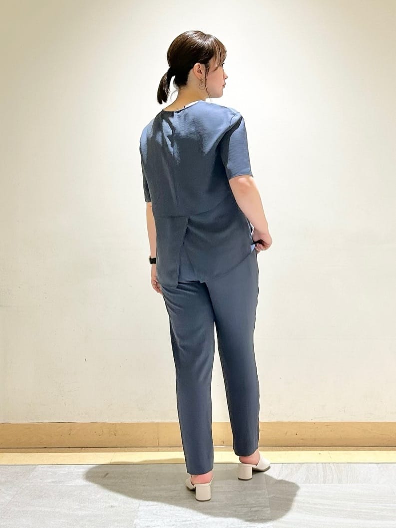 Ryoさんの「INDIVI｜【セレモニーにおすすめ！】パール調トップネックレス」を使ったコーディネート