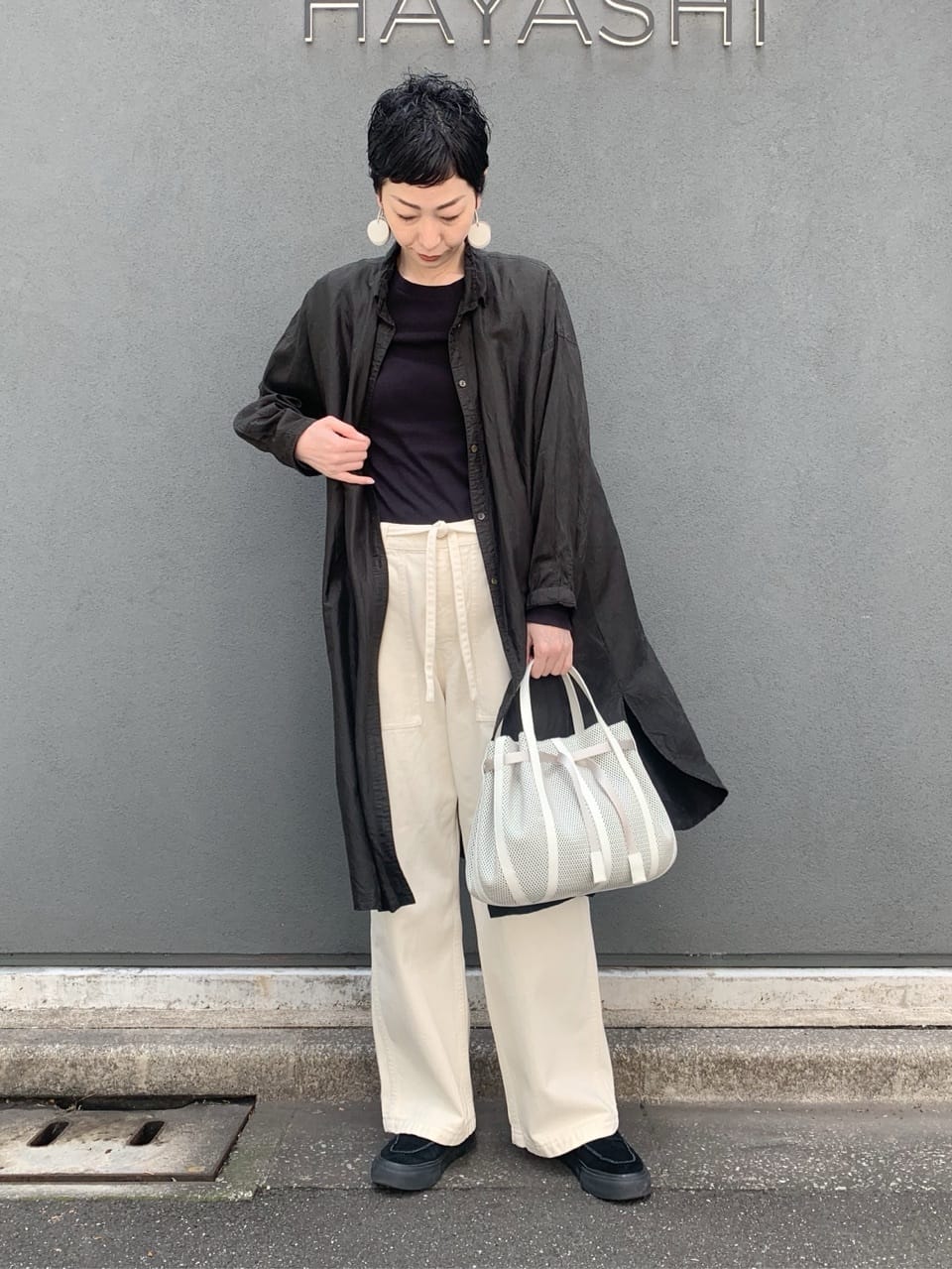 Kさんの「HIROKO HAYASHI｜PANIER（パニエ） ハンドバッグ」を使ったコーディネート