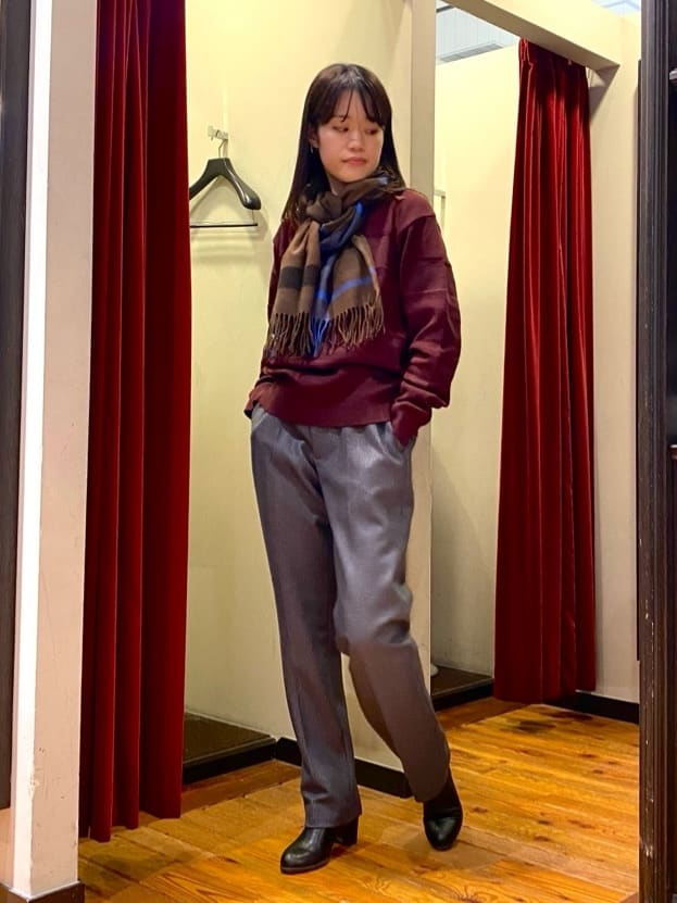 かわぴーさんの「TAKEO KIKUCHI｜【DOWN FABRIC】ダウンファブリック ドレスパンツ / セットアップ対応」を使ったコーディネート