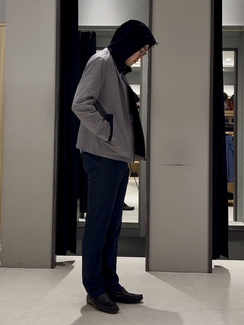 ジュンさんの「TAKEO KIKUCHI｜【360&deg;ストレッチ／セットアップ対応】None Of Stress パンツ」を使ったコーディネート