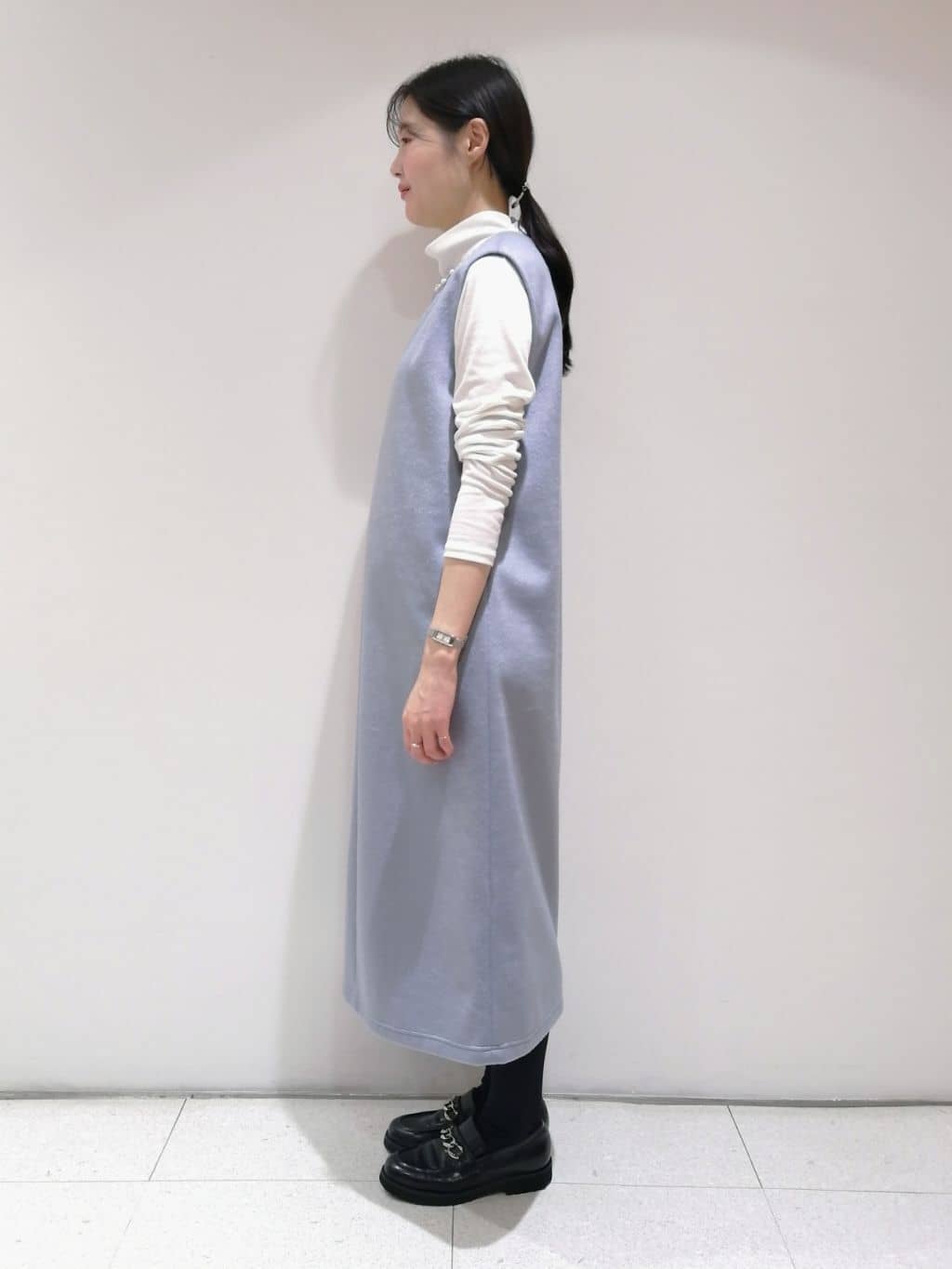 ayanoさんの「INDIVI｜◆ランダム淡水パール2連ネックレス」を使ったコーディネート