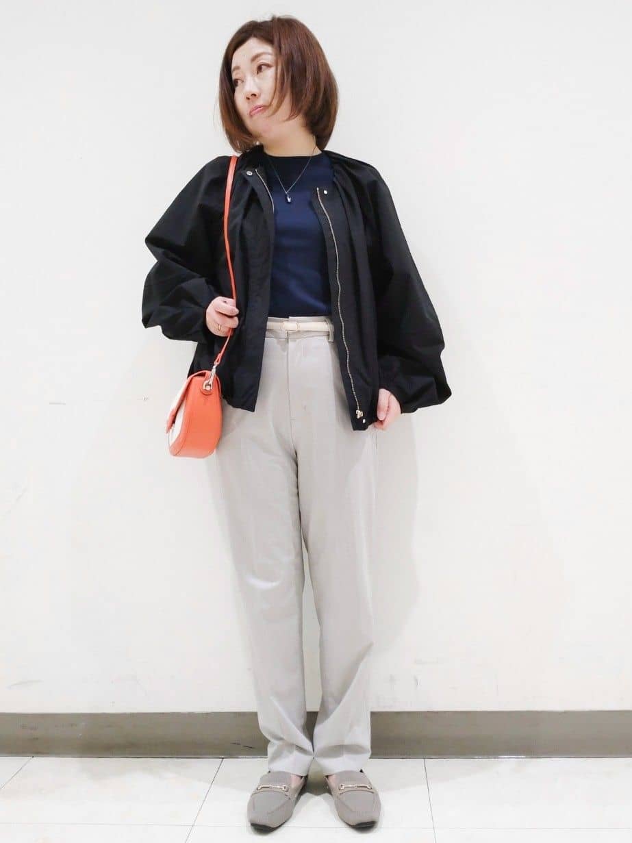 あらーさんの「OPAQUE.CLIP｜◆フライスベーシックTシャツ【洗濯機洗い可】」を使ったコーディネート