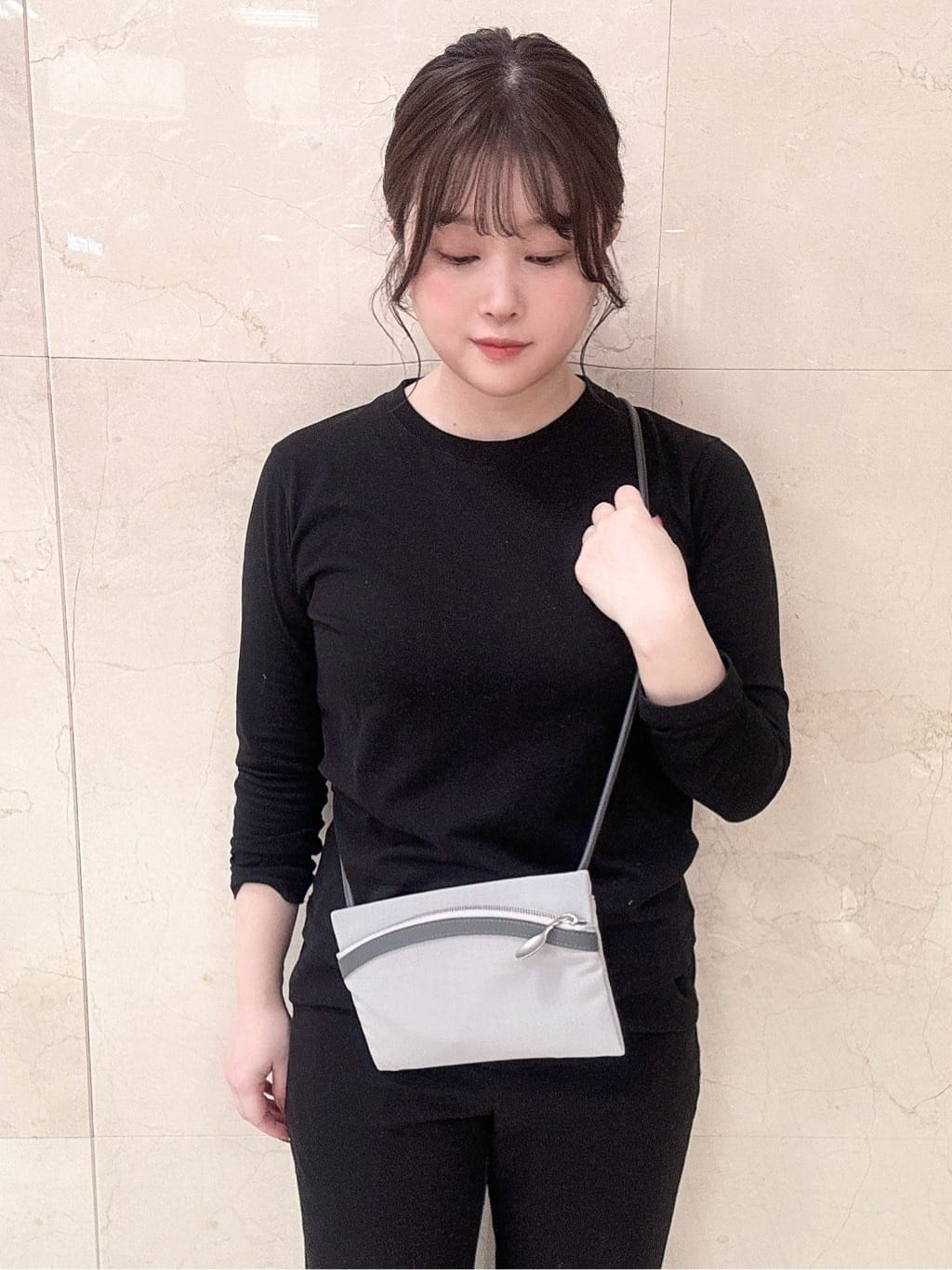 mさんの「HIROKO HAYASHI｜POLARIS（ポラリス）ショルダーバッグ」を使ったコーディネート
