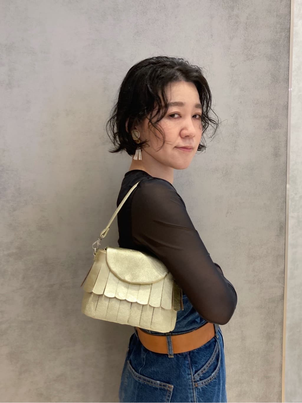 Cさんの「HIROKO HAYASHI｜FRANGIA（フランジャ）ミニショルダーバッグ」を使ったコーディネート