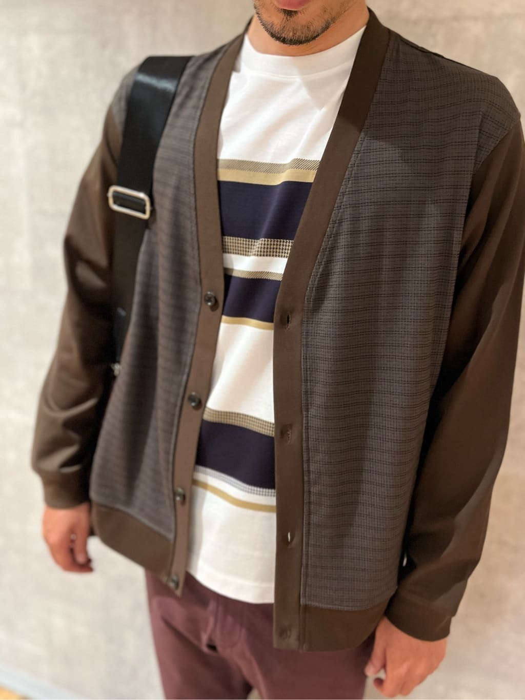 セッキーさんの「TAKEO KIKUCHI｜【全7サイズ&times;8色展開！】トップマルチヘリンボン パンツ」を使ったコーディネート