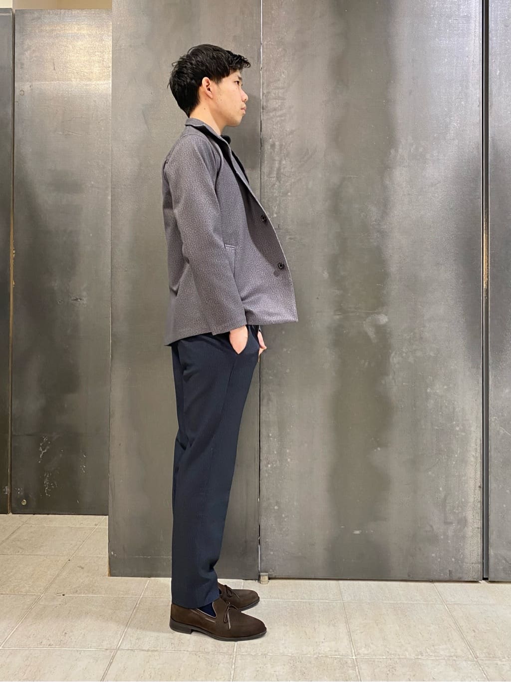 shoumaさんの「TAKEO KIKUCHI｜【DOWN FABRIC】ダウンファブリック スタンドカラーブルゾン」を使ったコーディネート
