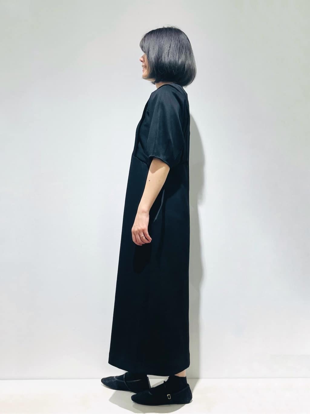 Fujiharuさんの「grove｜◆ポンチジャージマキシワンピ」を使ったコーディネート