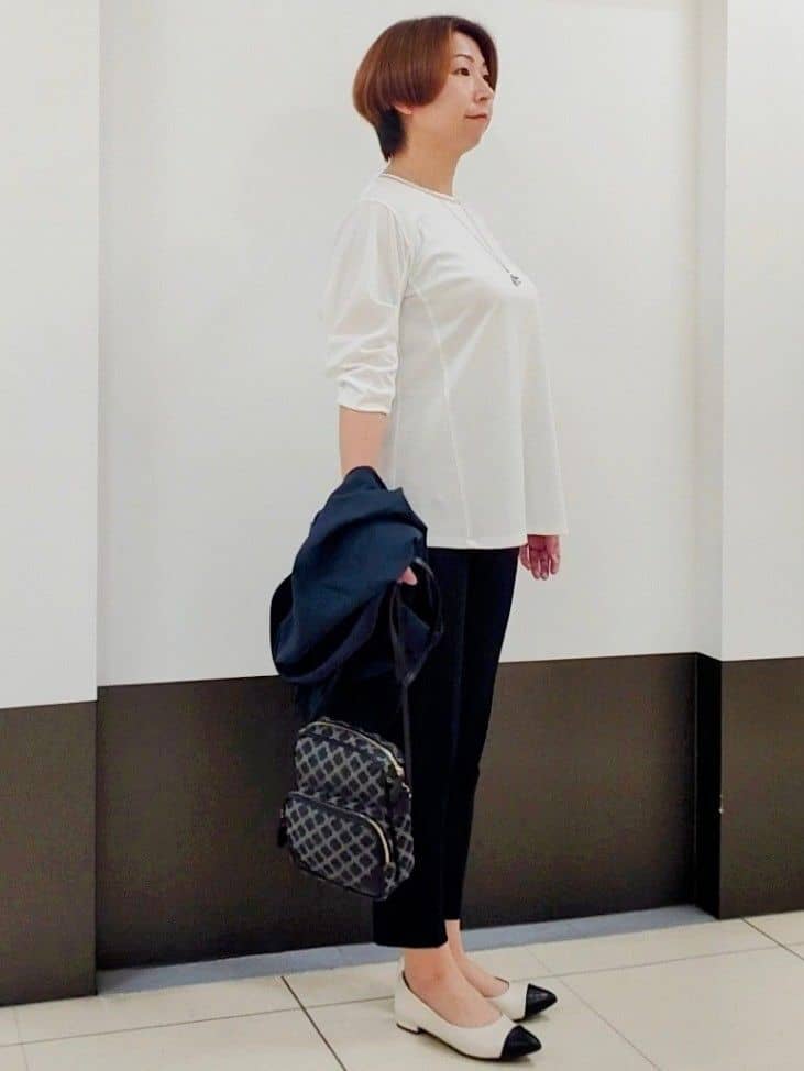 じゅりさんの「Reflect｜◆【マシンウォッシュ可】3WAYシアーシャツブラウス」を使ったコーディネート
