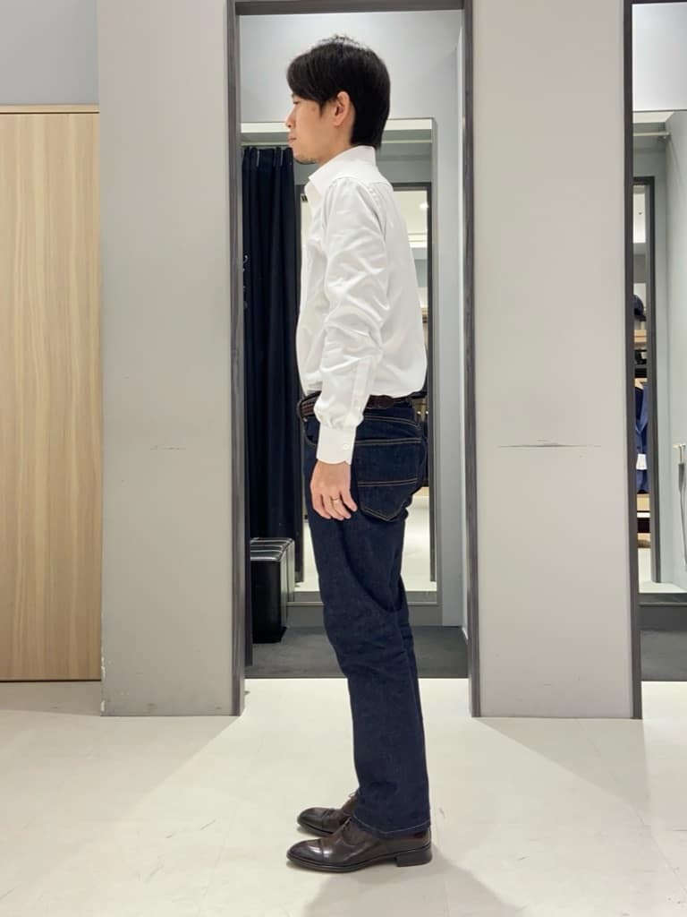わいずみさんの「TAKEO KIKUCHI｜【360&deg;ストレッチ／セットアップ対応】None Of Stress ジャケット」を使ったコーディネート