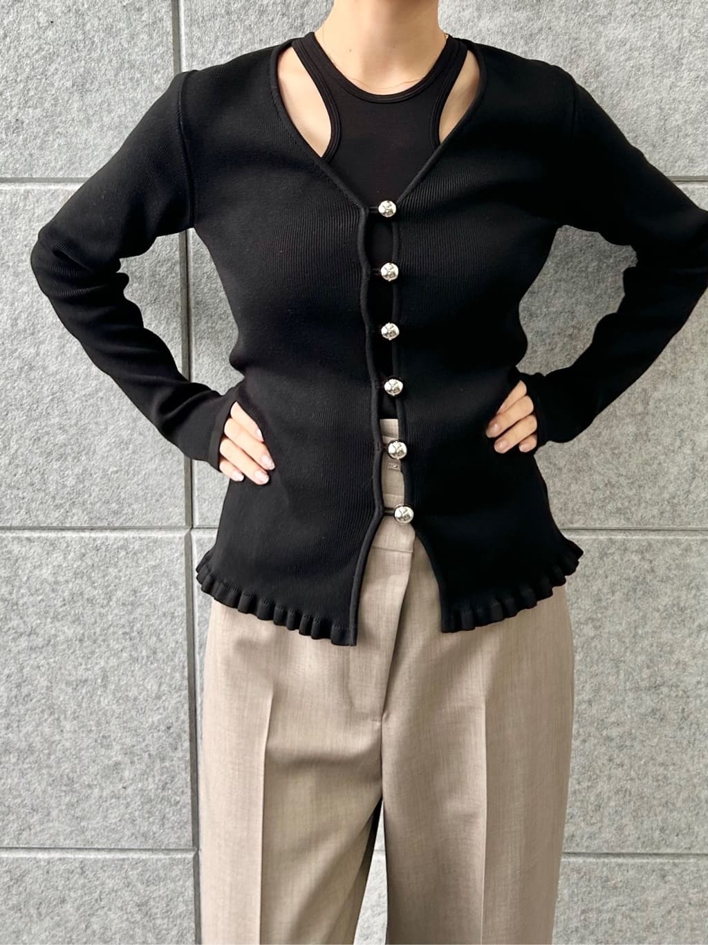 harunaさんの「CODE A｜【Cup-in】design cut tank」を使ったコーディネート