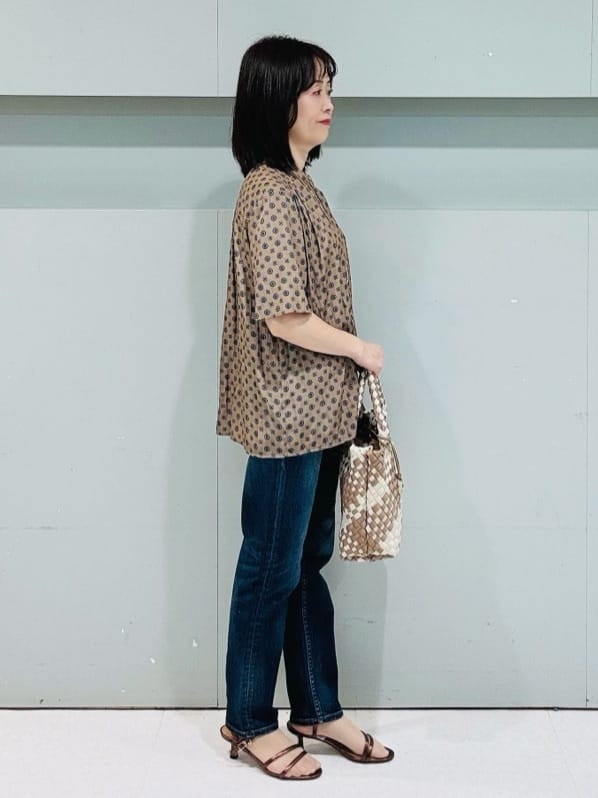 makiさんの「UNTITLED｜【Healthy DENIM&times;UNTITLED】別注 R Mrytle（リマートル）テーパードデニム」を使ったコーディネート