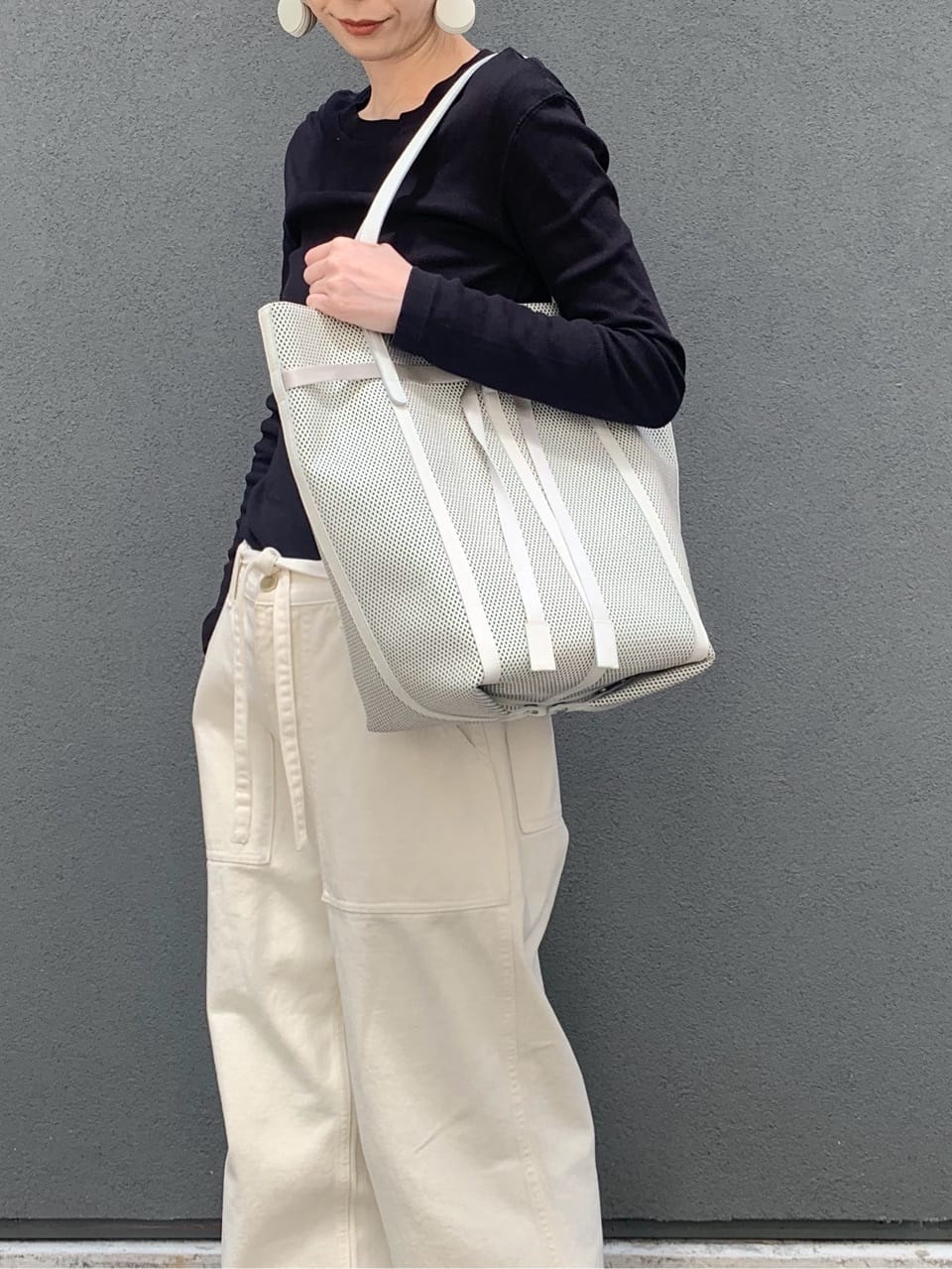 Kさんの「HIROKO HAYASHI｜PANIER（パニエ） トートバッグL」を使ったコーディネート
